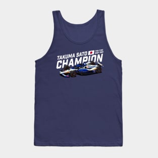 Sato Indy Winner 2020 (white text) Tank Top